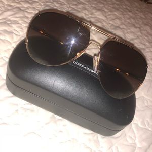 Dolce Gabbana Aviator sun glasses